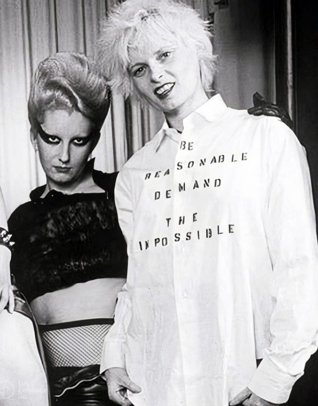 Vivienne Westwood with Maisie Williams